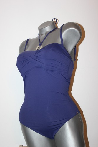 Traje de baño forrado Triumph Venus Elegance 17 OPD sd talla 38 B azul cuello - Imagen 3 de 8