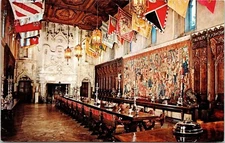 Hearst San Simeon Historical Monument Refectory California Chrome Postcard