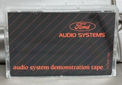 Ford Motor Vehicles Audio System Demonstration Cassette Tape CBS Records
