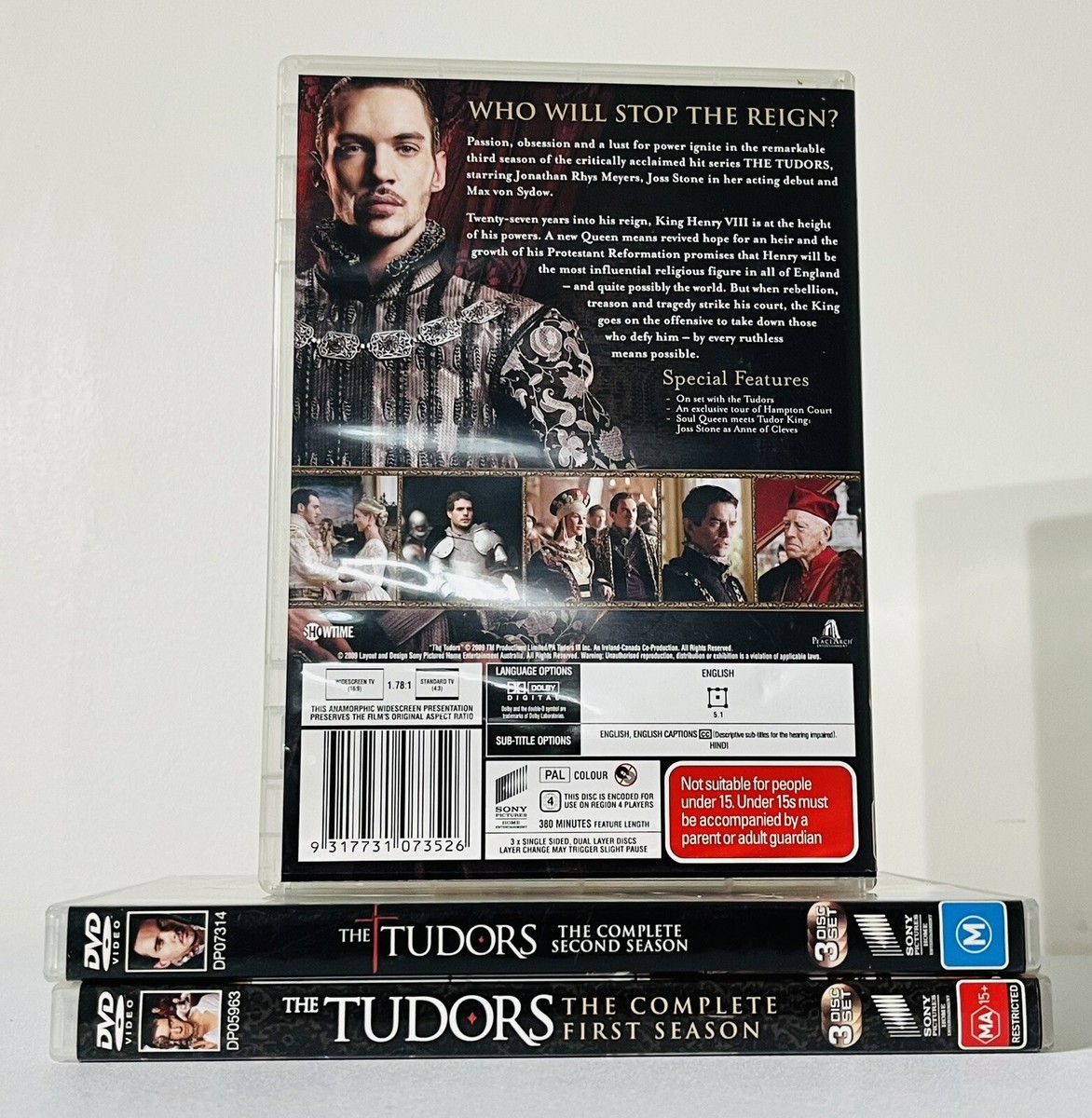 The Tudors Complete DVD Series Seasons to Region