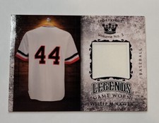 2022 Sport Kings Volume 3 Willie McCovey Legends Jersey Swatch #LSM-38 GAME WORN