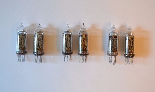 6pcs New IN-14 Matched Set Same Date NIXIE TUBES NOS 100% GARANTY WORKING IN14 - Foto 3