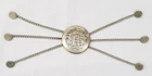 Silver & Gold Gaucho Cowboy Vintage Rastra Belt Buckle Argentina Pampa Handmade