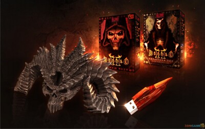 Blizzard Diablo 3 Collector's Edition black soul stone U disk