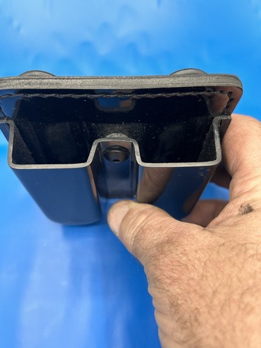 Safariland Open Top Double Magazine Pouch Glock 17 19 22 23 Plain Black 079-83 - Picture 5 of 6