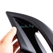 Glossy Black Bumper Air Inlet Trims Fog Light Cover For 2023 2024 Honda Accord