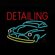 Neon Sign Auto Car Detailing Store Light Lamp Workshop Pub Collection Art 24x20