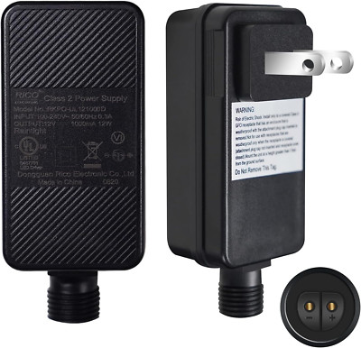 12V 1A Class 2 Power Supply, LED Transformer Replacement, Outdoor Low