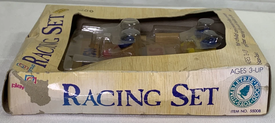 Playgroup All Wood playgroup racing set all wood Tumbletree Toys - Image 3 of 4