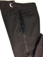 29 R Mens Tuxedo Pants Black
