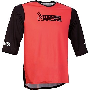 Moose Racing MTB 3/4 Sleeve Jerseys Red Md 5120-0245