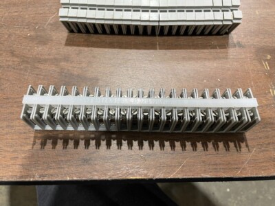 LOT OF 20 VDE 0110/6 STICK-ON TERMINAL STRIPS B259