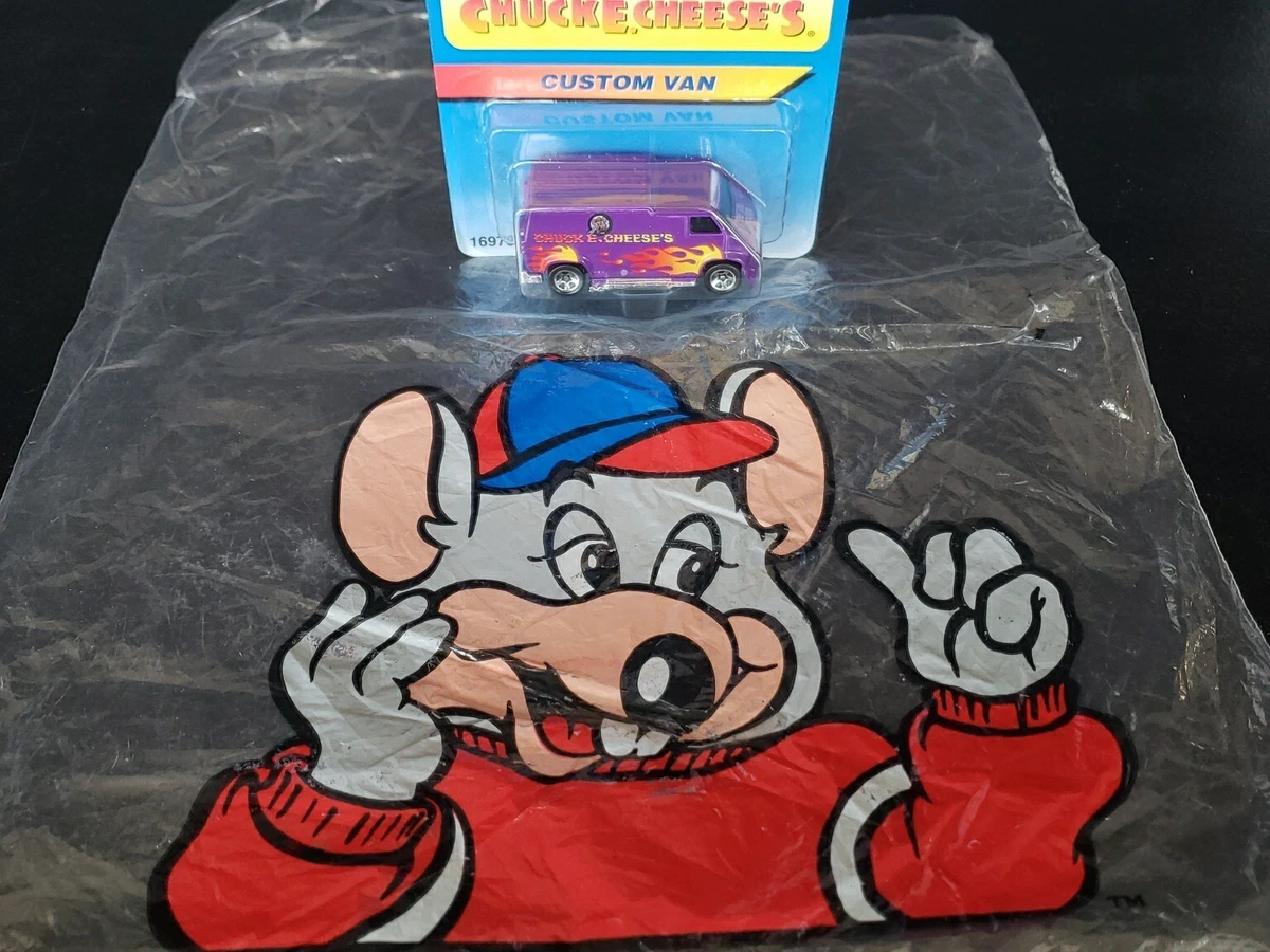 HOT WHEELS CHUCK E. CHEESE CUSTOM VAN 1996 16979 PURPLE w