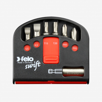 Felo 51923 Swift Box Universal 6 Pc. Bits & Magnetholder   SL/TX/PH