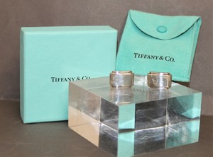 Tiffany & Co Sterling Silver Monogram Cufflinks - A - Thames Hospice
