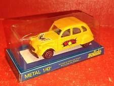 CITROEN 2 CV jaune 1/43 SOLIDO en Boîte 