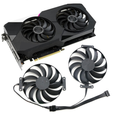 95mm For ASUS RTX3060 RTX3070 3060ti LHR DUAL OC V2 Graphics Card Cooling Fan