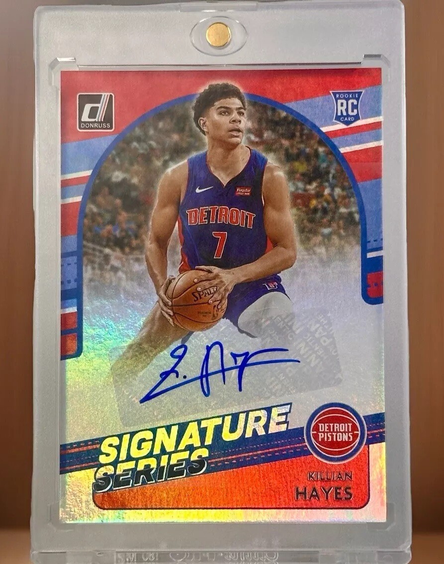 2020 Panini Donruss Signature Series Holo Rookie Auto#SG-KIH Killian Hayes RC