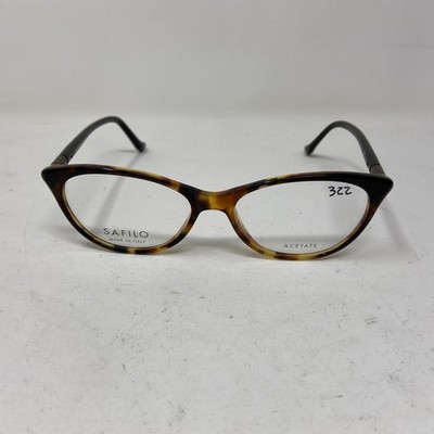 SAFILO ITALY EYEWEAR BURATTO 06 KRZ 51-16-140 TORTOISE BLACK FLEX HINGE I242