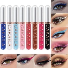 evpct 8 Colors Colored Colorful Liquid Makeup Eyeliner Liquid Set Stamp Shape...