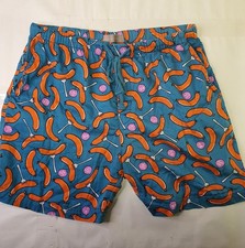 Peter Alexander Mens Sleep Short Size L Hot Dogs Sausage