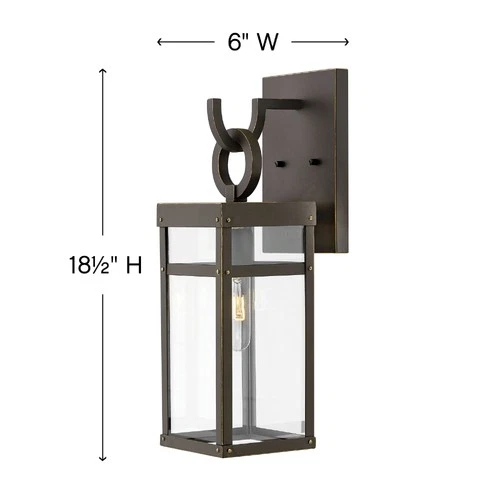 Hinkley Lighting 2800-LL Porter 1 Light 19" Tall Lisa McDennon - Black / - Picture 4 of 9