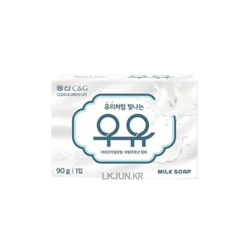 Dongsan Milchseife Haut Feuchtigkeit Whitening Arganöl Koreanisches Bad 90 g × 8 bar - Bild 5 von 8