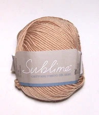 LOT of 11 Balls Sublime CASHMERE MERINO SILK ARAN Knitting Yarn #0133 CARDAMOM