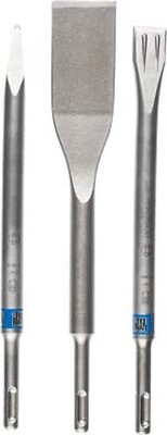 Bosch Accessories Bosch Professional 3tlg. Meißelset SDS Plus für Beton & Stein