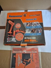 The Renovator Twist-A-Saw Deluxe Variable Speed Rotary Tool complete never used