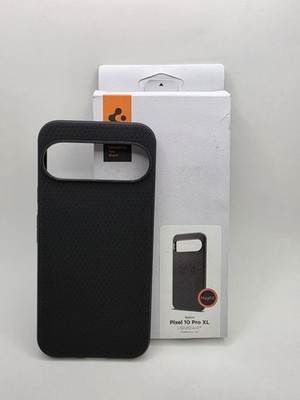 Spigen Google Pixel 10 Pro XL Hülle Liquid Air Slim Grip Matt Schwarz ACS09718
