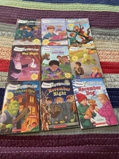 Lot of 9 Calendar Mysteries- Paperback  Books Ron Roy