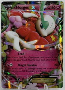 Pokémon TCG Florges EX 67/119 Phantom Forces Holo Ultra Rare EX 2014 [VLP]