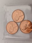 Lot Of 3 1958 D Lincoln Wheat Cents — photo 1