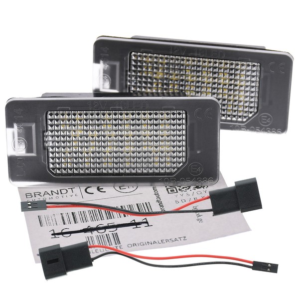 Kennzeichenbeleuchtung LED FüR BMW 2Er F22 F23 F44 F45 F46 F87 1Er E82 E88-image