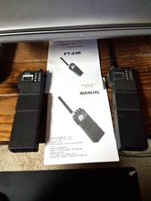 2-YAESU FT-23R 2m FM HT Transceivers with MANUALS!