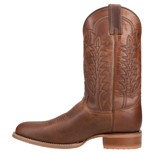 Justin Boots Clanton Round Toe Cowboy Mens Brown Casual Boots CJ2045 - Picture 3 of 5