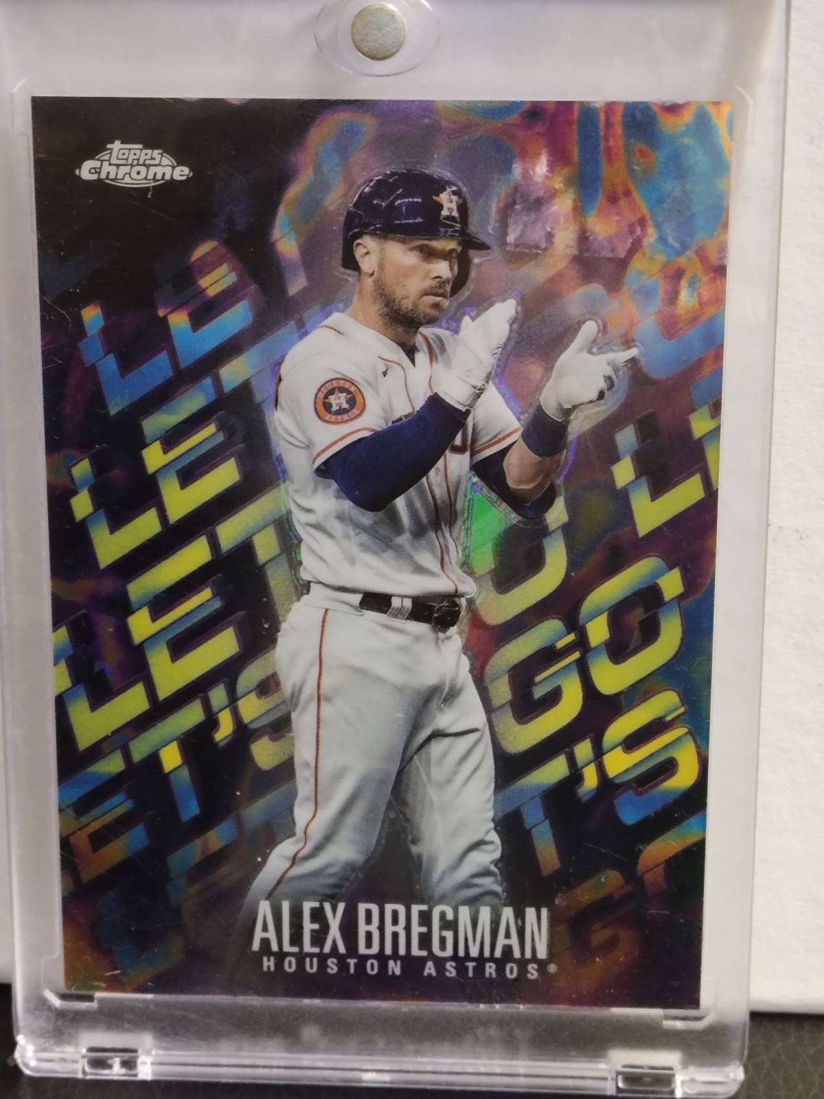 2024 Topps Chrome Let's Go Alex Bregman Houston Astros #LGC-32 Insert