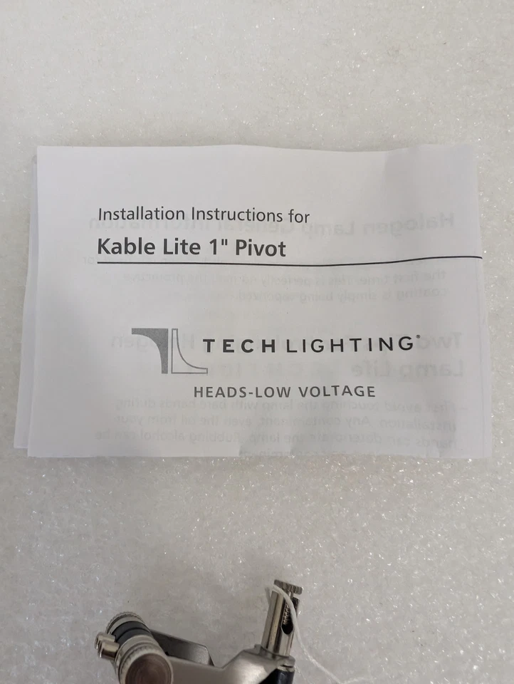 Tech Lighting KL Pivot 1.0 in MR16 Satin Nickel Pivot Attachment Only 700KPIV01S - Image 3 of 4