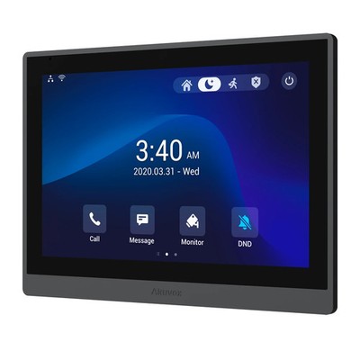 Mbildschirmonitor Akuvox AK-IT88S 10 '' Platz Intern Gegensprechanlage Mit   9 IP