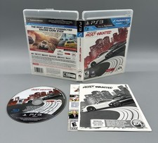 Need for Speed: Most Wanted (Sony PlayStation 3, 2012) Complete w/Manual Insert