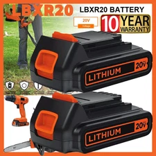2x 20V 3.0AH Lithium-Ion Battery for Black Decker 20 Volt LB20 LBX20 LBXR20 US