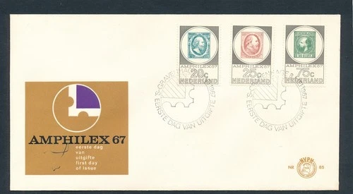 D481021 Netherlands FDC Amphilex 1967 NVPH 85