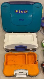 SEGA PICO VSMILE LEAPSTER LOT CONSOLES CONTROLLERS EDUCATIONAL TOYS UNTESTED