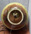 Huge Mid Century Modern Pottery Swag Lamp — photo 6