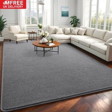 Extra Large Rugs Short Pile Soft Fluffy Anti-Slip Mat Living Room Bedroom Carpet