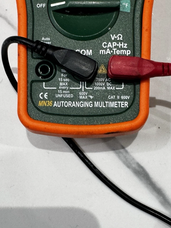 EXTECH MN36 Digital Multimeter VDC: 400m/4/40/400/600V - Image 4 of 4