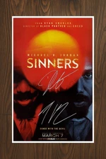 SINNERS Signed Movie Poster 11x17 with COA - Authentic Memorabilia