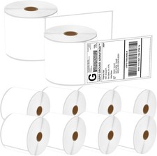 10 Rolls 250 Labels 4X6 Direct Thermal for Zebra LP 2824 2844 2442 Eltron ZP450
