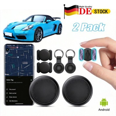 2x Mini GPS Tracker Echtzeit-Ortung Auto Fahrrad Haustier magnetisch wasserdicht